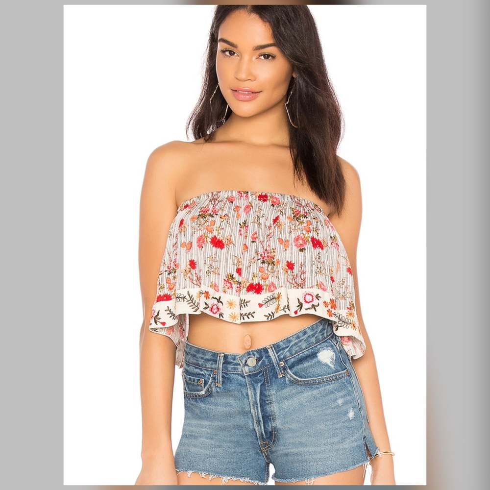 Raga Primrose Crop Top, Size Small